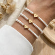 Pulsera de perlas con letras de la A a la Z