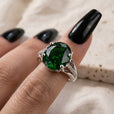 Anillo solitario Tesoro Esmeralda