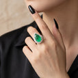 Anillo Paseo del Océano de esmeralda — Carmen, Lucía & Rocío