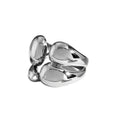 Anillo bicolor oro y plata apilable – imagen 5