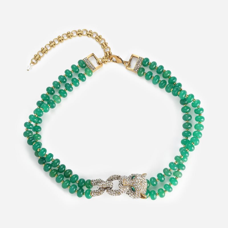 Collar Panthera de lujo liso — Carmen, Lucía & Rocío