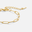 Pulsera moderna de eslabones dorados – imagen 3