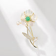 Broche floral de perla – imagen 3