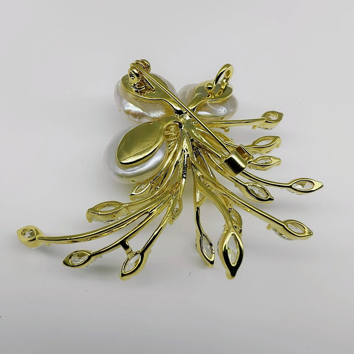 Broche estrella de perlas – imagen 2