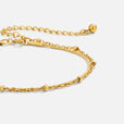 Pulsera dorada en capas de lujo – imagen 3