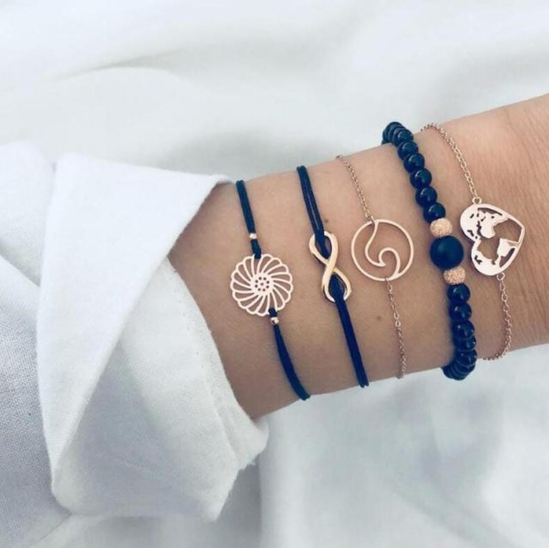 Set de 5 pulseras premium únicas – imagen 4