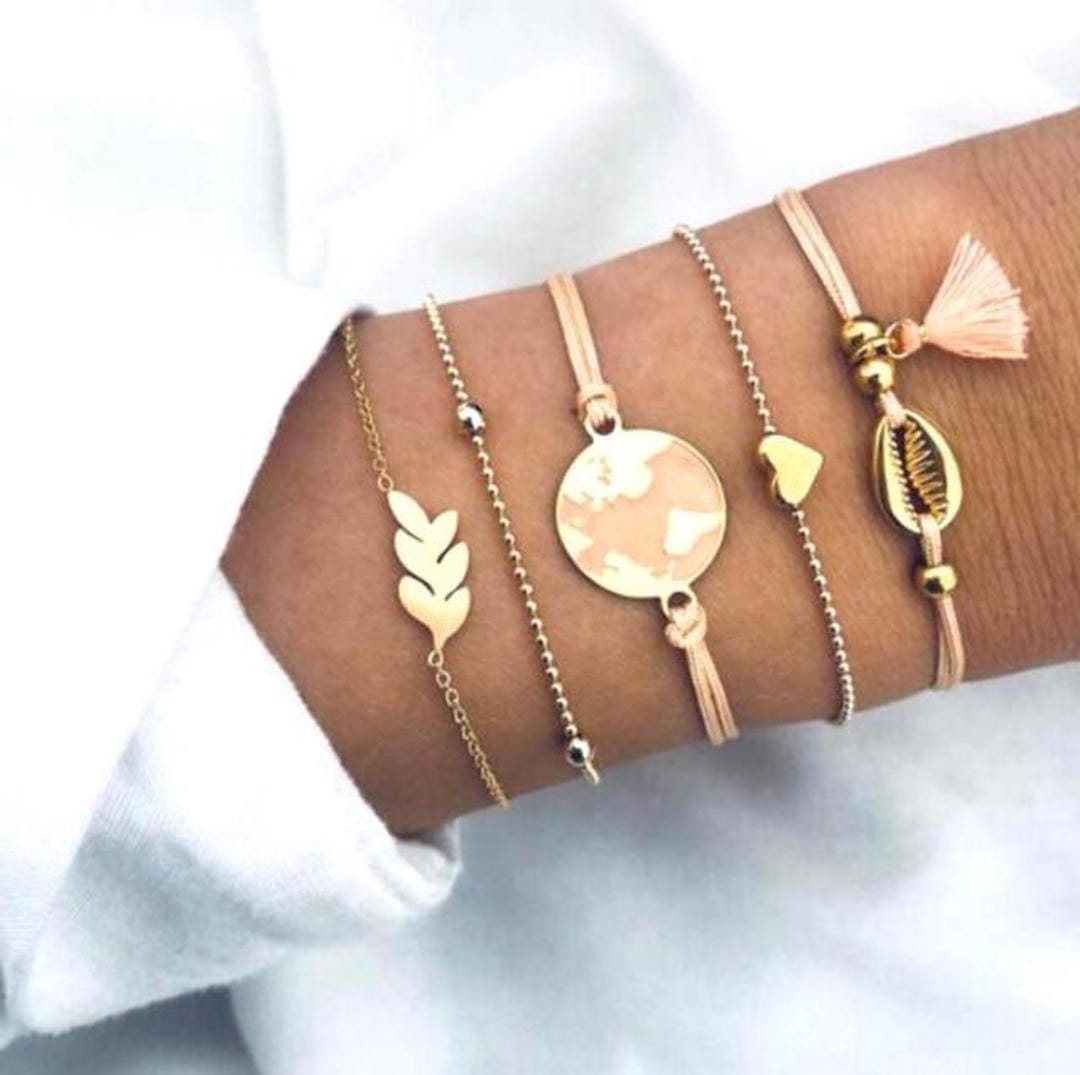 Set de 5 pulseras premium únicas – imagen 2