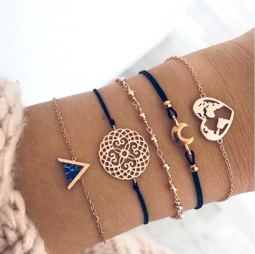 Set de 5 pulseras premium únicas – imagen 3