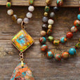 Collar de jaspe intenso con energía sanadora – imagen 3