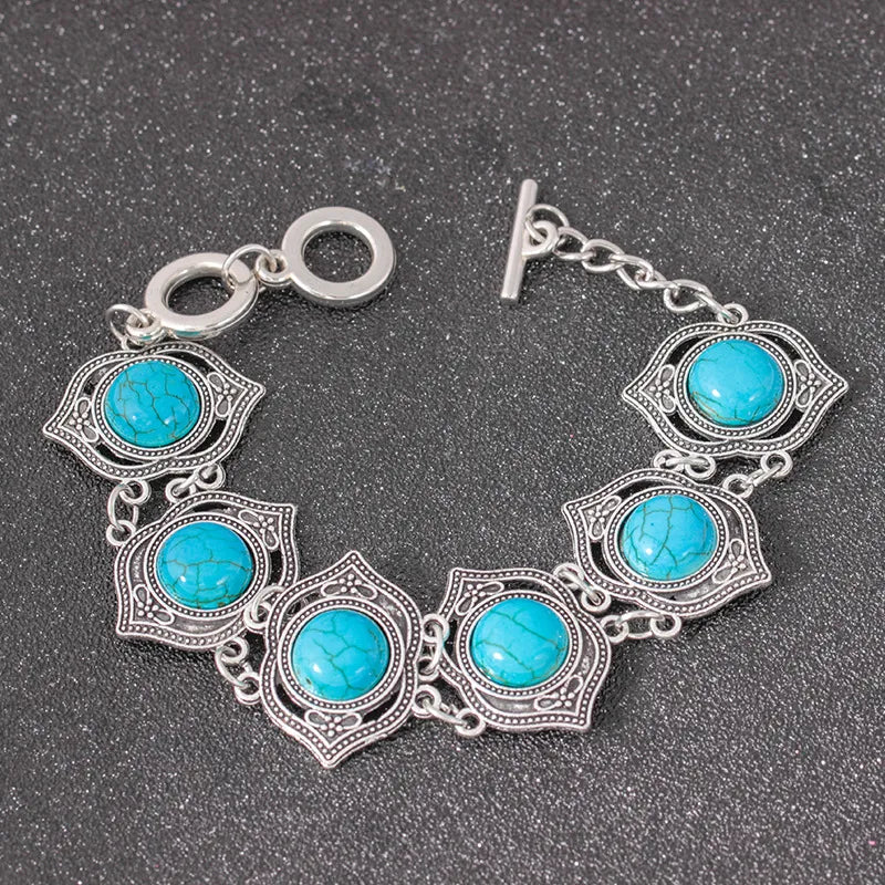 Pulsera trenzada de plata esmaltada
