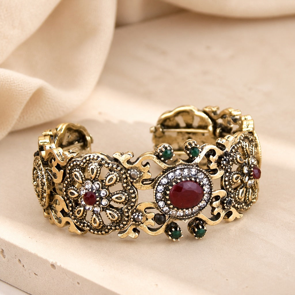 Pulsera floral Sultan llamativa