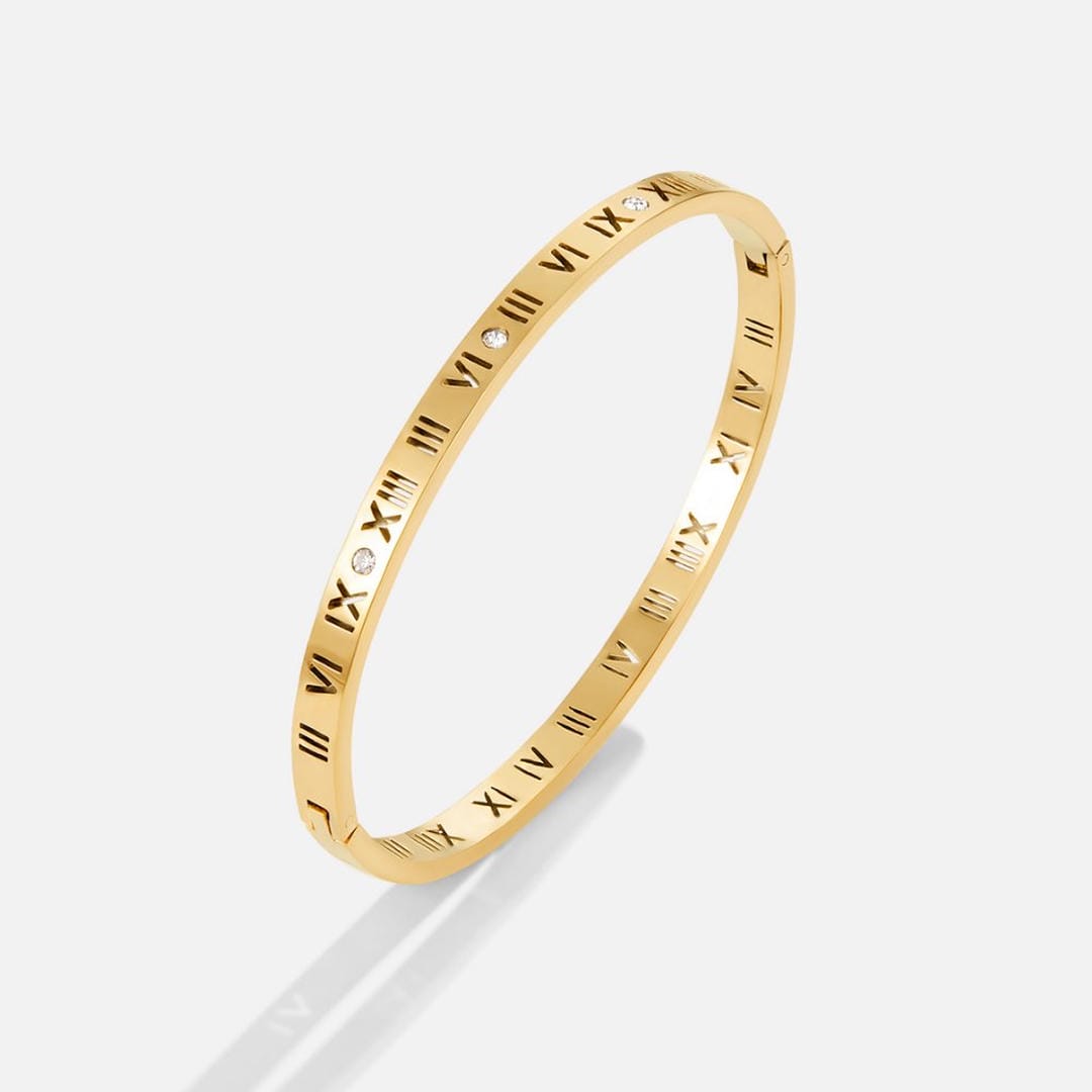 Brazalete dorado romano clásico
