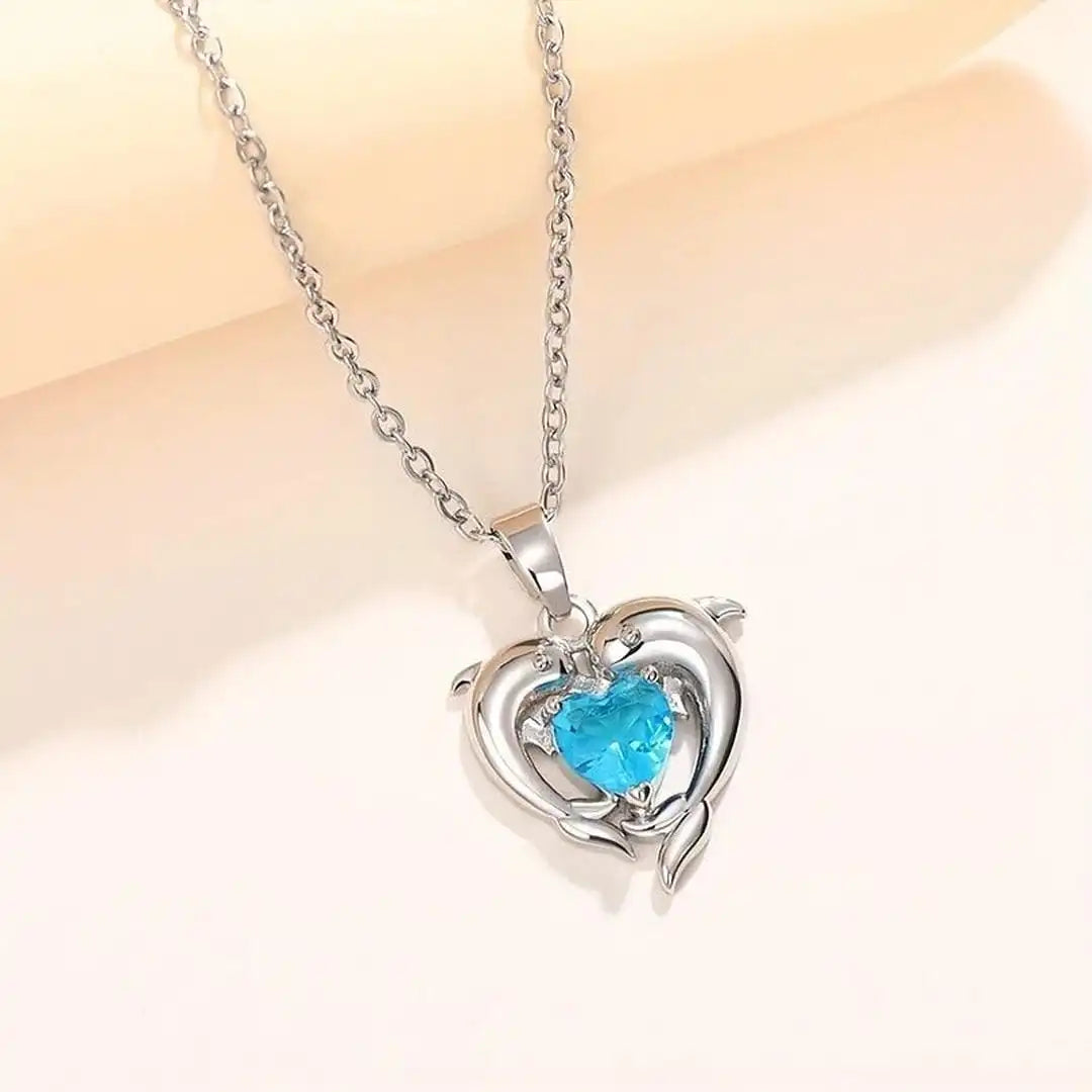 Collar Amor de Delfín de plata — Carmen, Lucía & Rocío