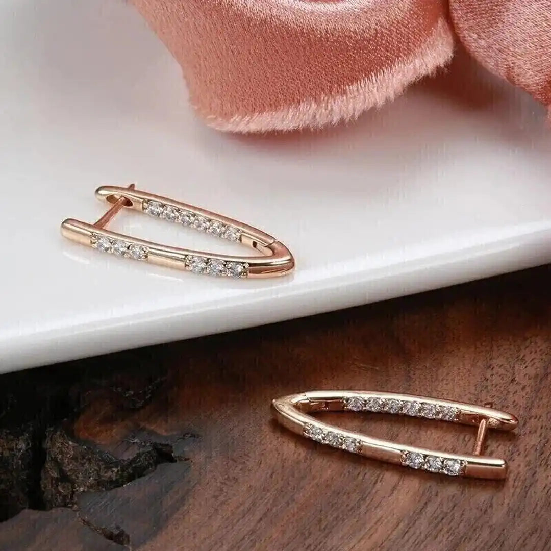 Pendientes sofisticados con circonitas – imagen 4