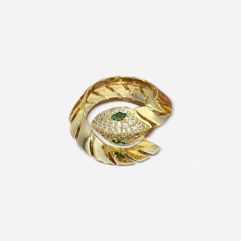 Anillo abrazo de serpiente