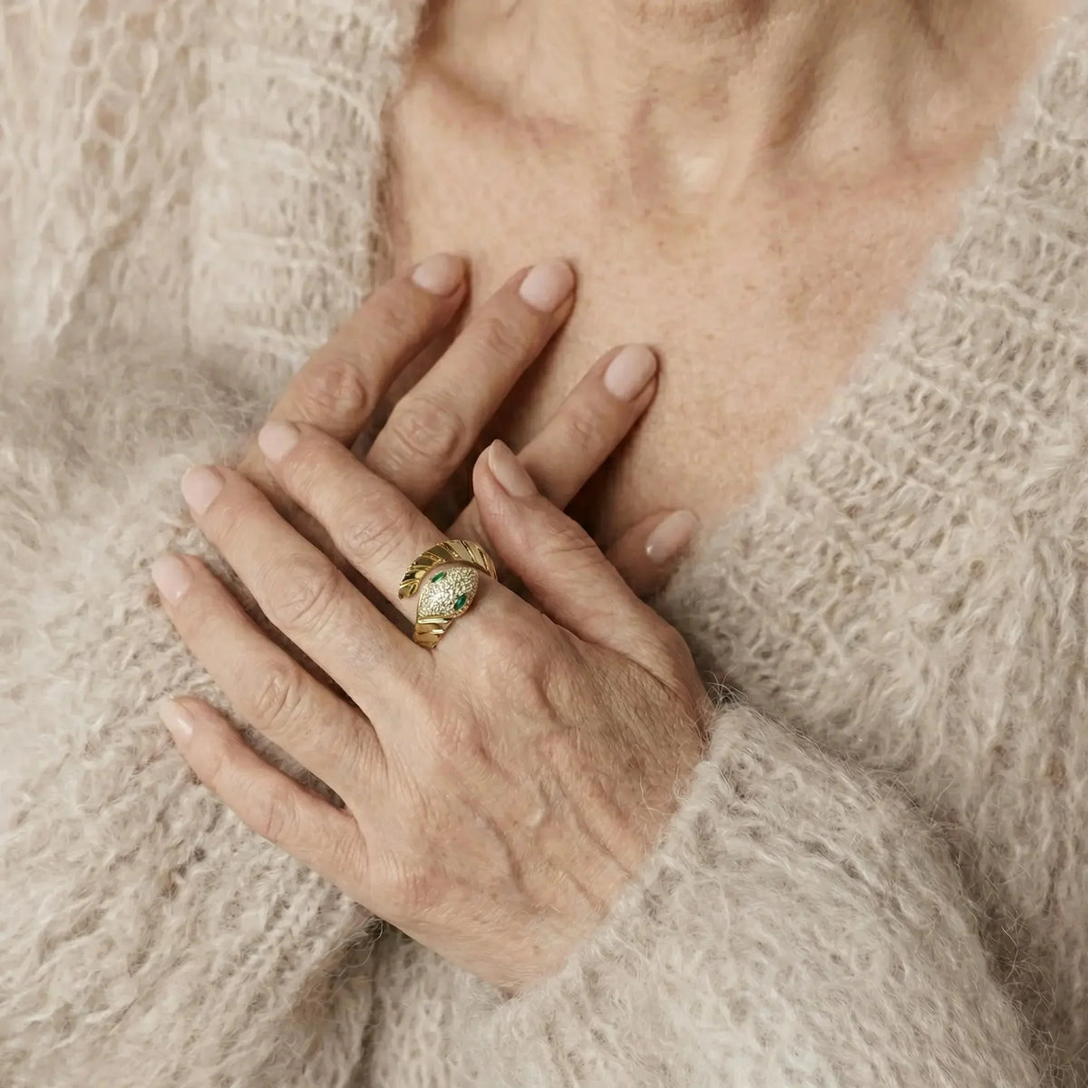Anillo abrazo de serpiente – imagen 2