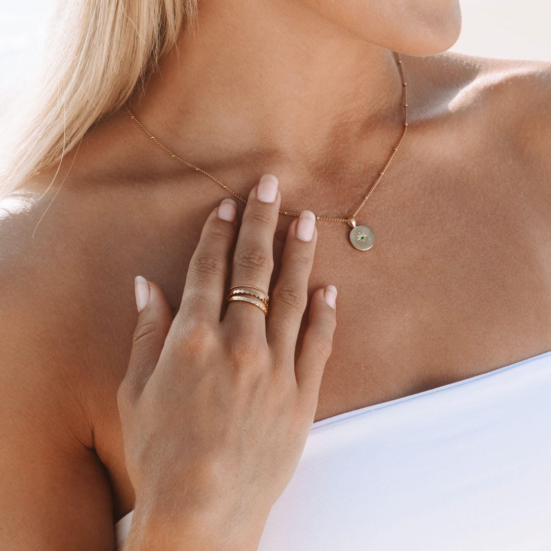 Conjunto de tres anillos de uso diario — Carmen, Lucía & Rocío