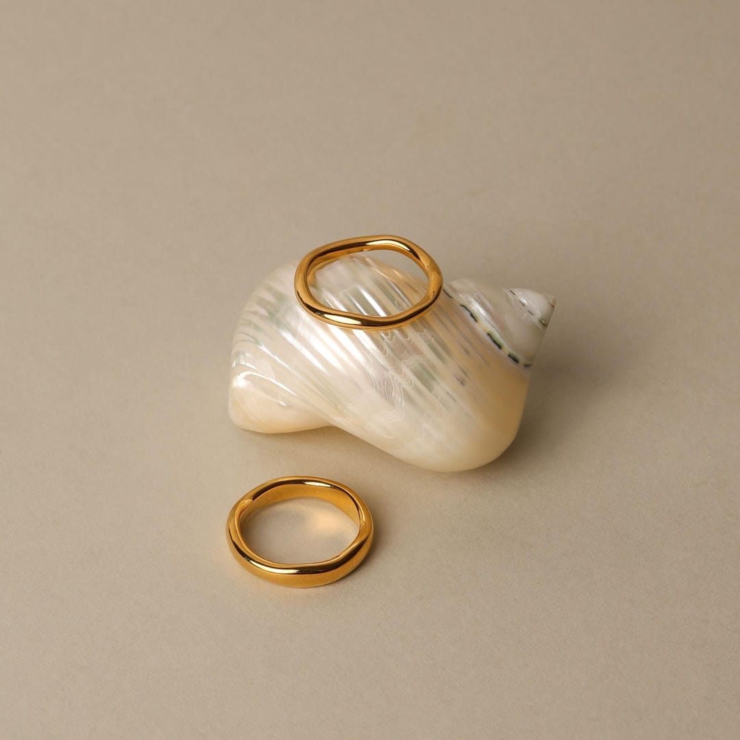 Dúo de anillos apilables Twin Glow – imagen 8