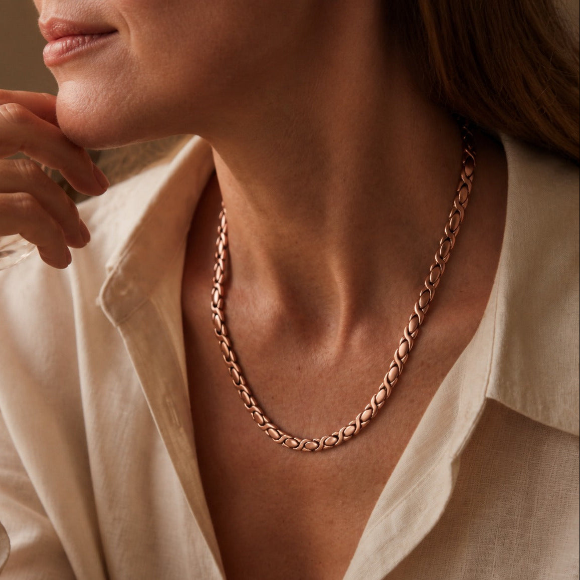Collar de cobre Evergreen de cedro – imagen 2