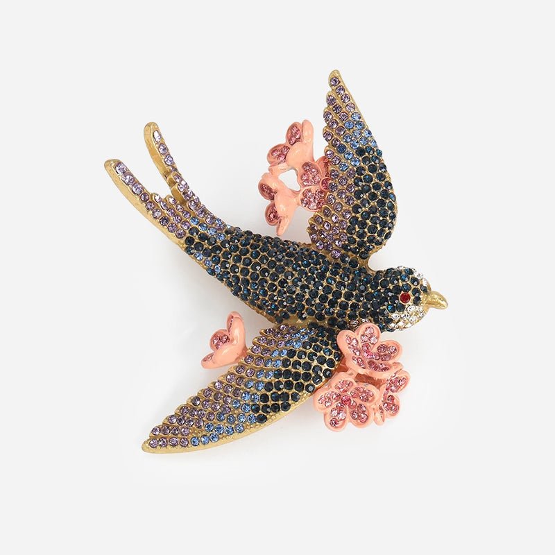 Broche Shadow Rosebird