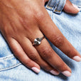 Anillo Sol circular en oro o plata – imagen 6