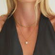 Set Elegancia Soleada con gargantilla de perlas