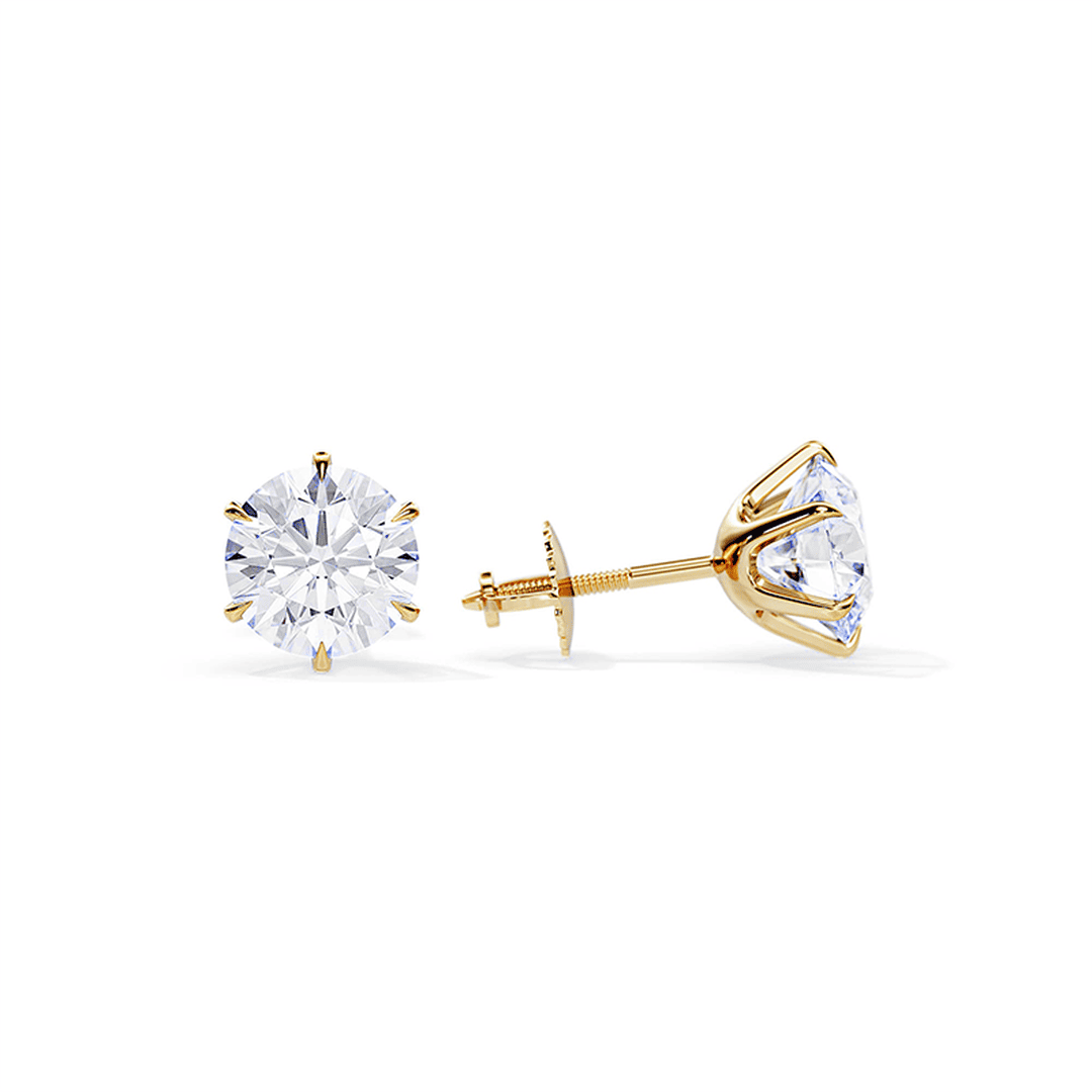Pendientes Tera con estilo en oro blanco — Carmen, Lucía & Rocío