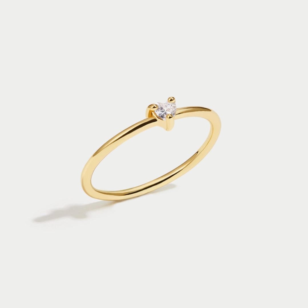 Anillo corazón de cristal amor – imagen 5