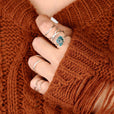 Anillo de apatito envuelto en alambre – imagen 3