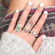Anillo de turquesa estilo suroeste – imagen 3