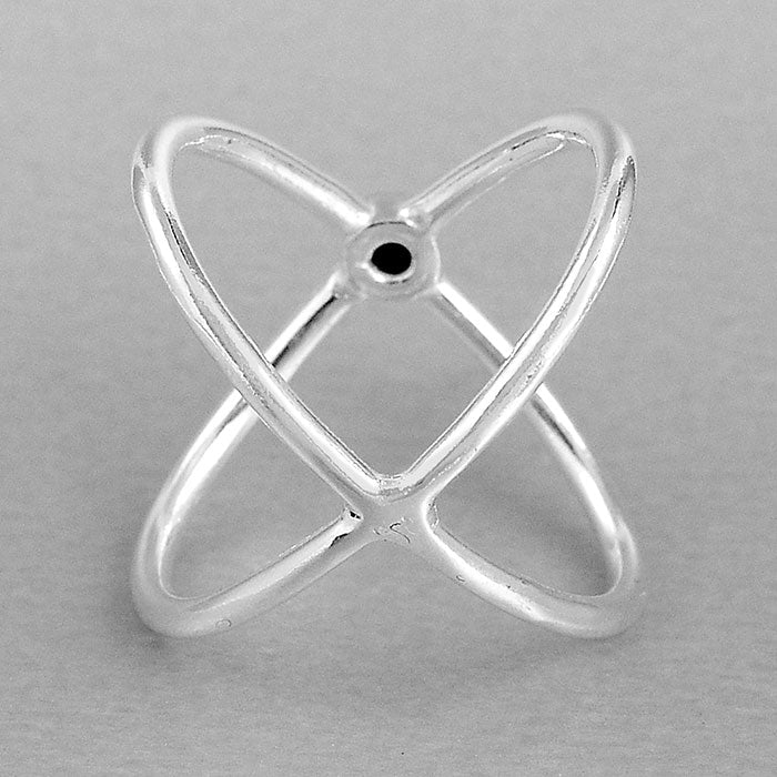 Anillo cruzado de turquesa – imagen 3