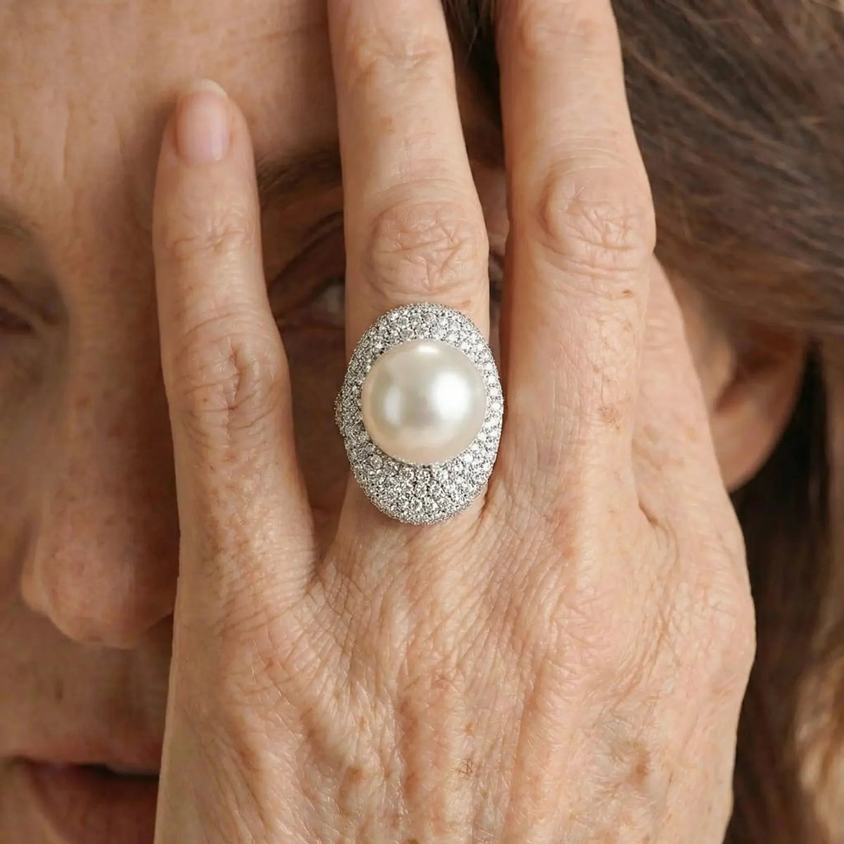 Anillo Swanlight de perla – imagen 2