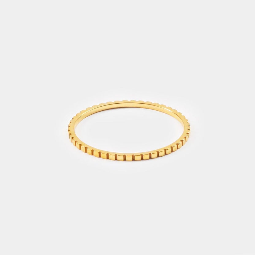 Anillo fino apilable Luna