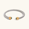 Brazalete dorado con gemas – imagen 5