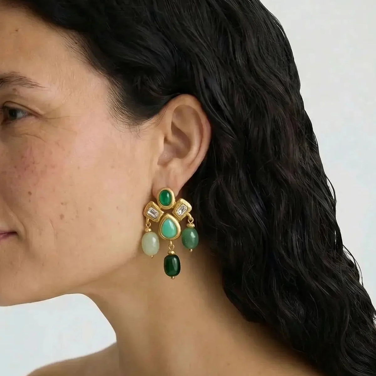 Pendientes colgantes Sueño Verde – imagen 2