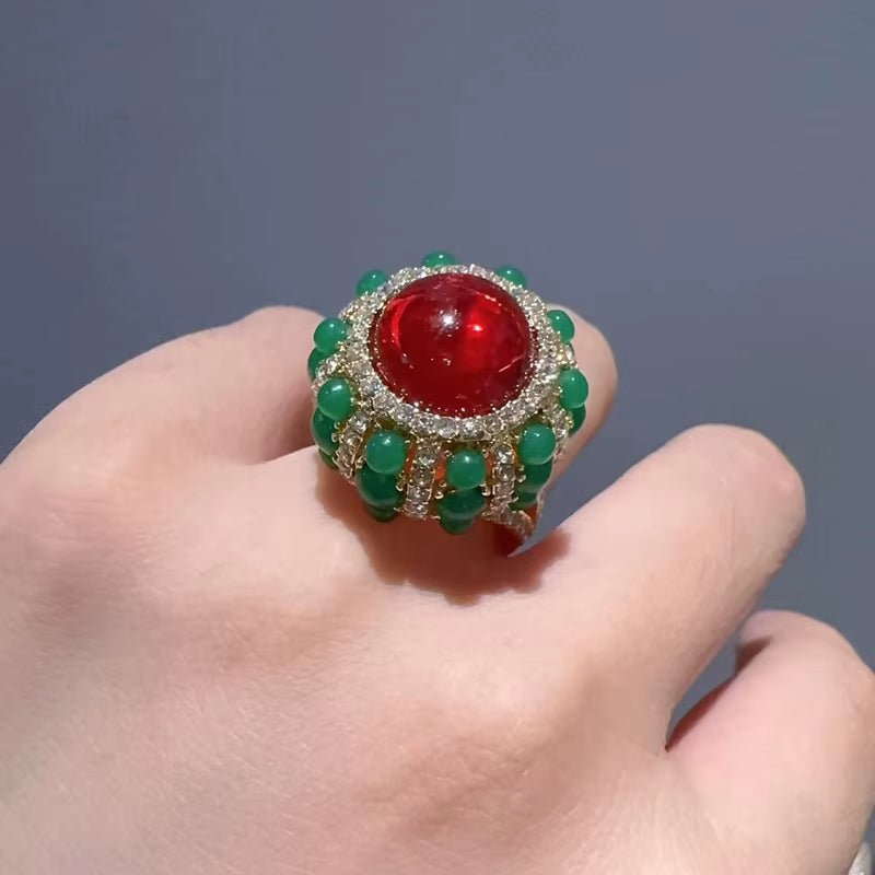 Anillo vintage de joya real – imagen 2