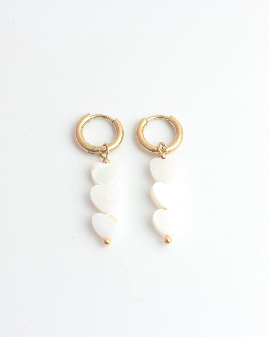 Pendientes triple corazón – imagen 5