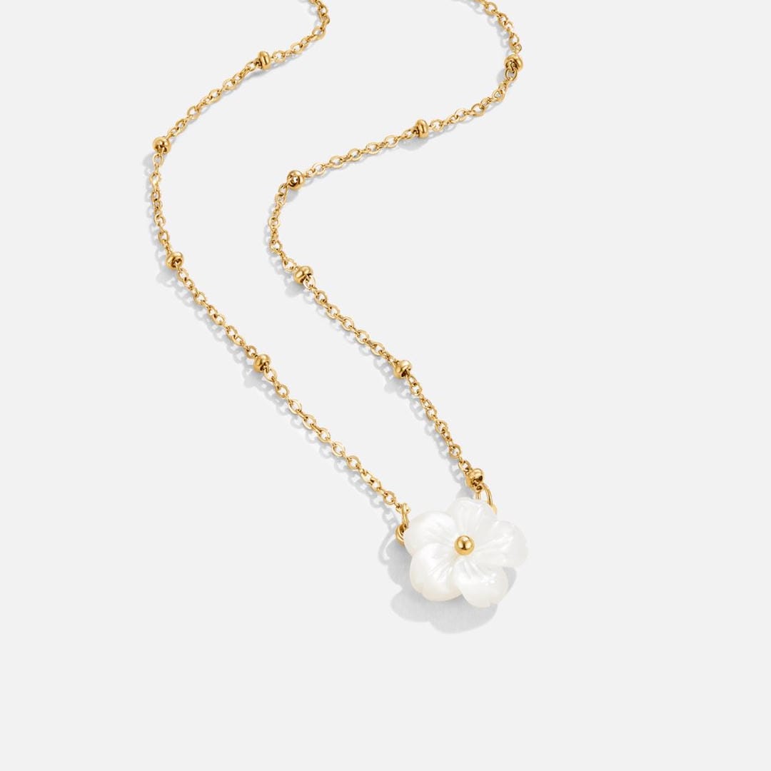 Collar con colgante de flor Flor de Grandeza — Carmen, Lucía & Rocío
