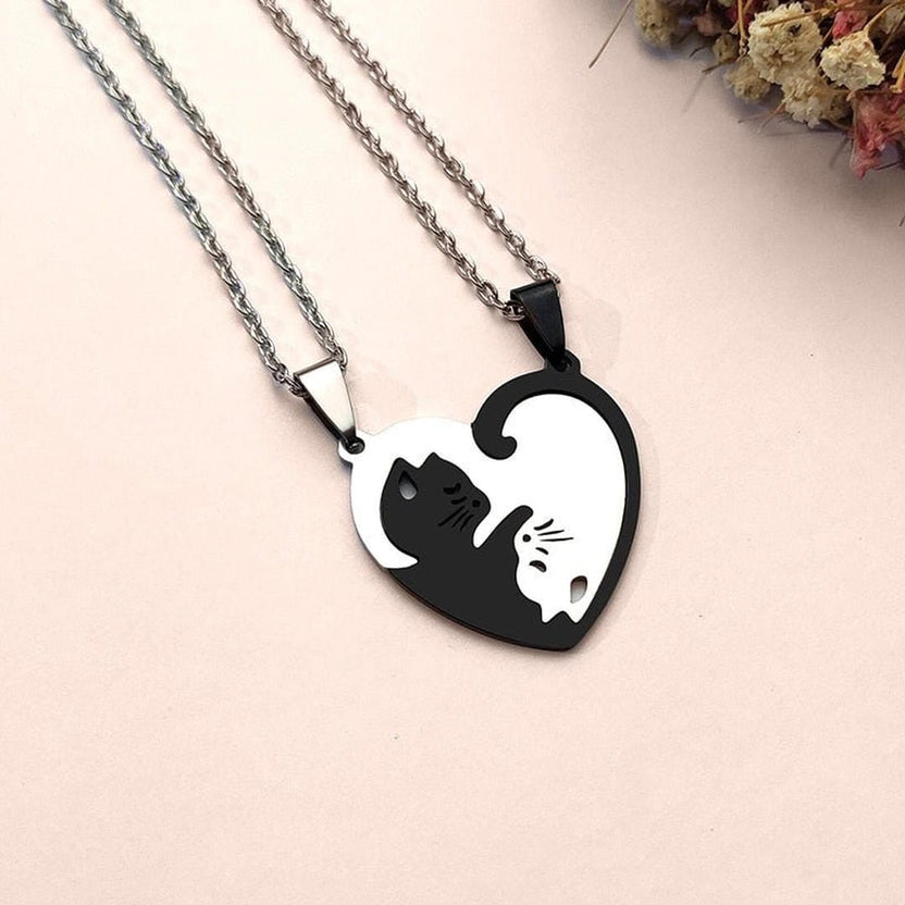 Encantador collar de afecto felino