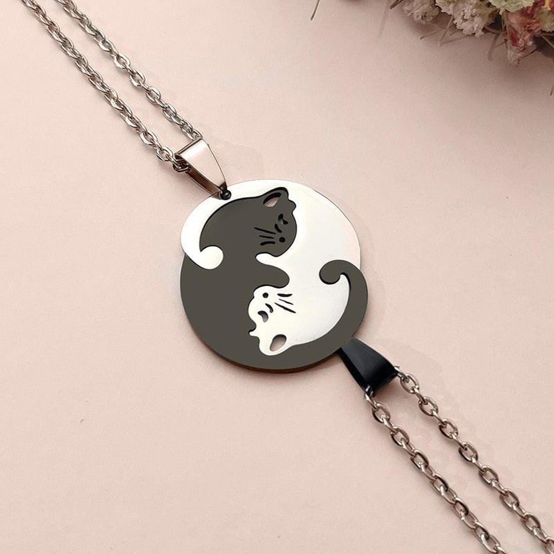 Collar de gato elegante de acero inoxidable