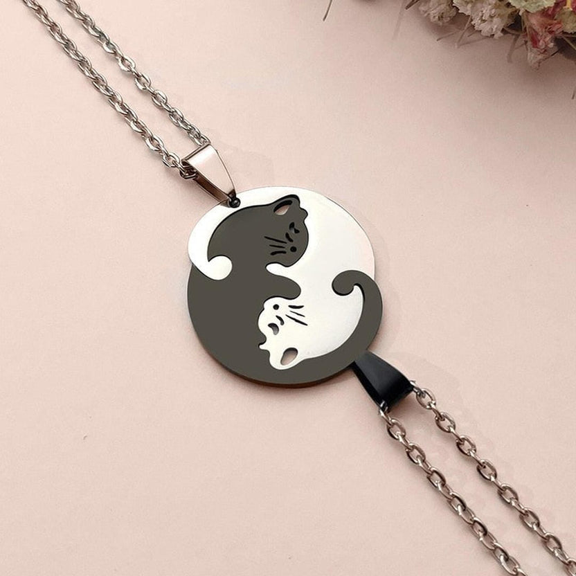 Collar de gato elegante de acero inoxidable